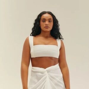 HAIGHT bandage crop top